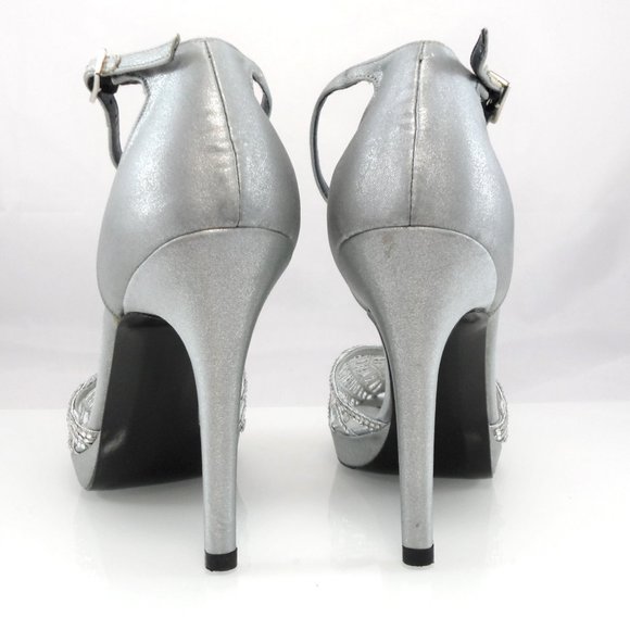 NIB$965 Stuart Weitzman Bridal Collection WeaveMe Swarovski Crystals Sandals 8 - Picture 8 of 16